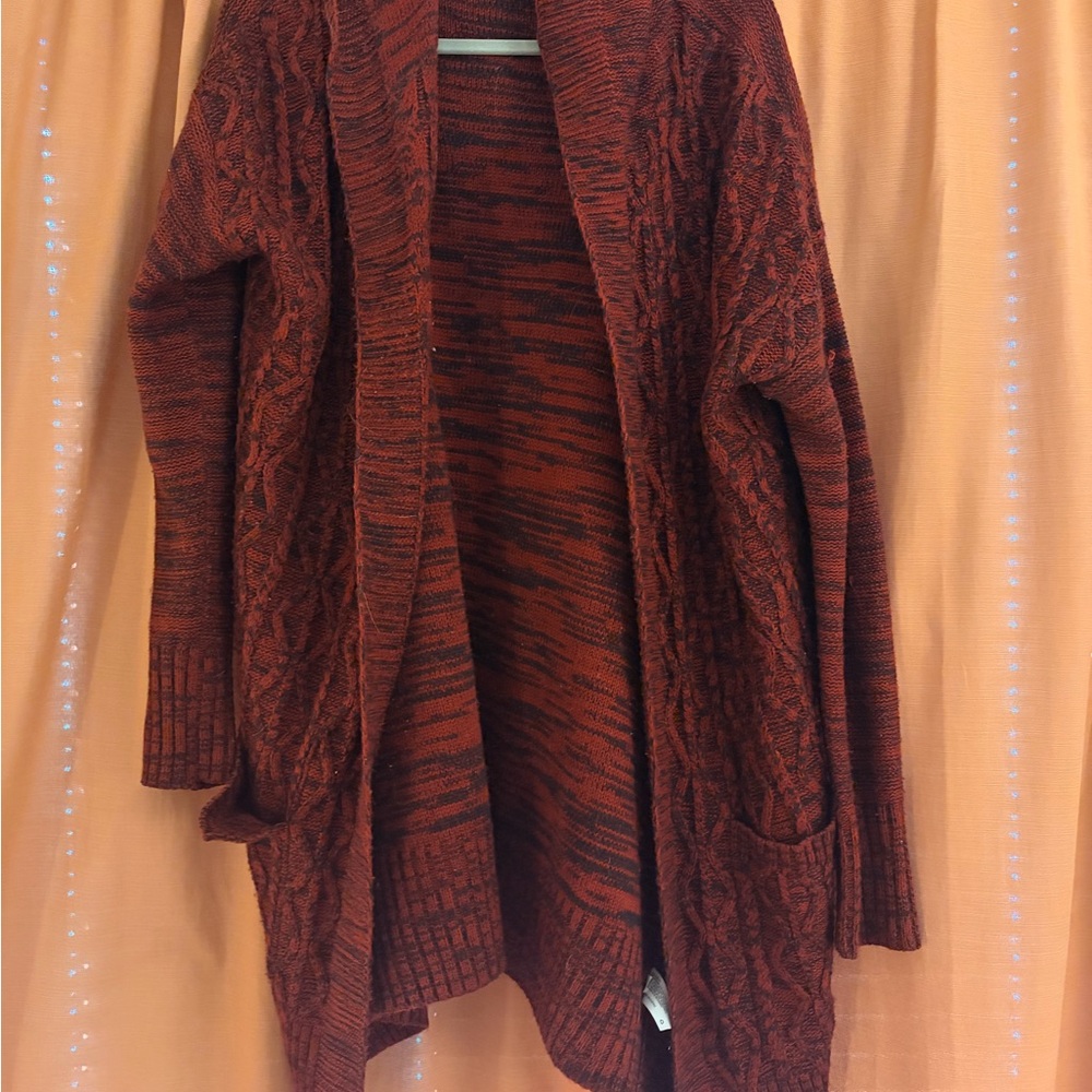 Cozy Cable Knit Open Front Sweater